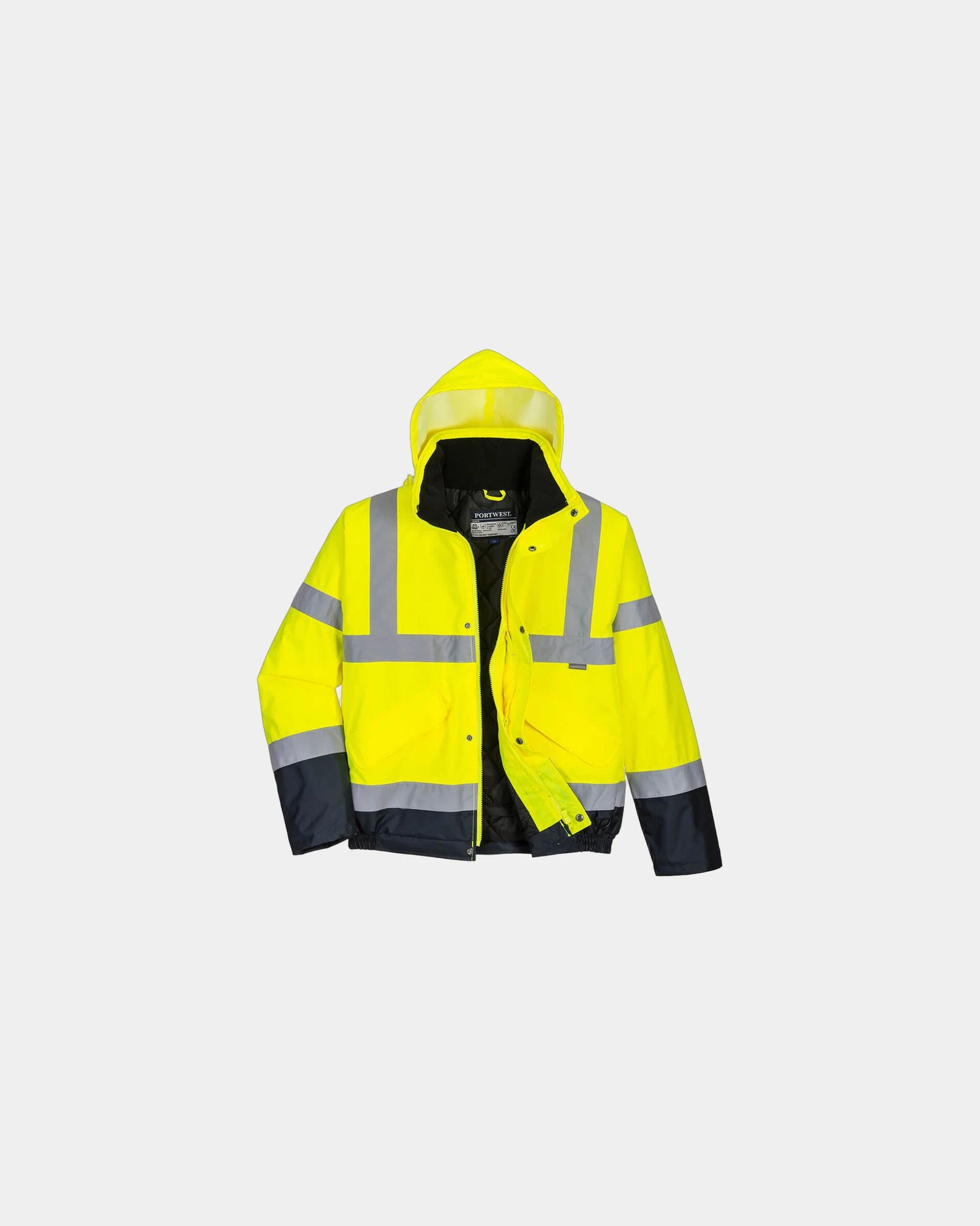 Giubbotto HV bicolore da personalizzare - Giallo-Blu Navy